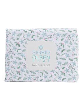 SIGRID OLSEN Starfish And Holly Sheet Set